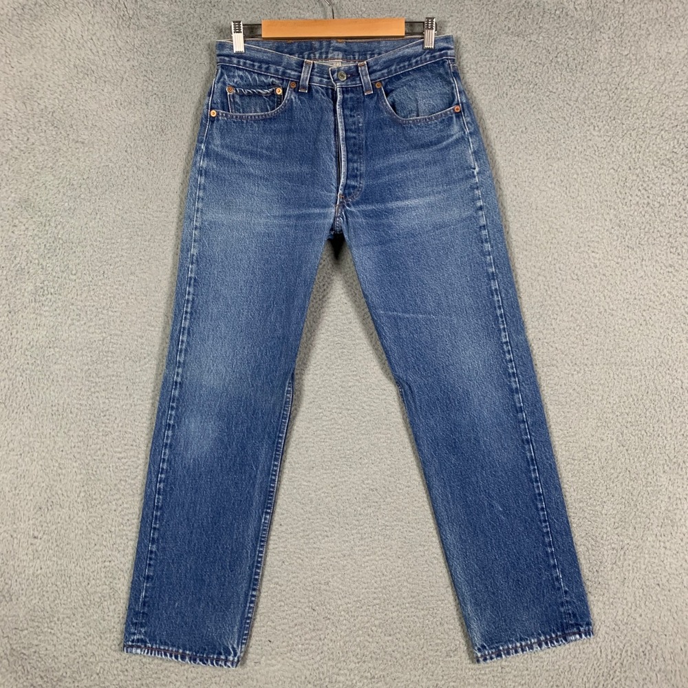 Vintage Levi's 501 1986 Jeans Made In USA #552 Button Fly 33x32 Fits 30x30 VTG